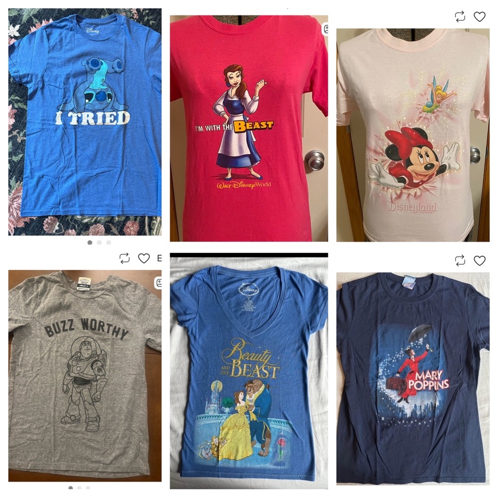 Disney tshirt bundle!